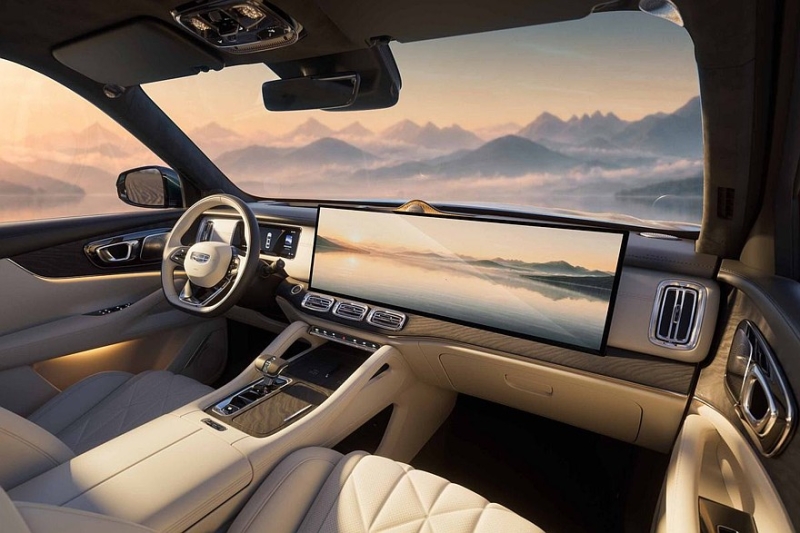 Роскошный кроссовер Geely Monjaro Plus готовится к старту продаж